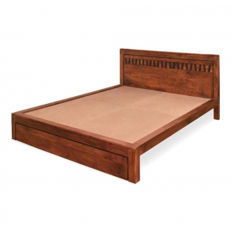 Amelia Solid Wood Queen Size Bed